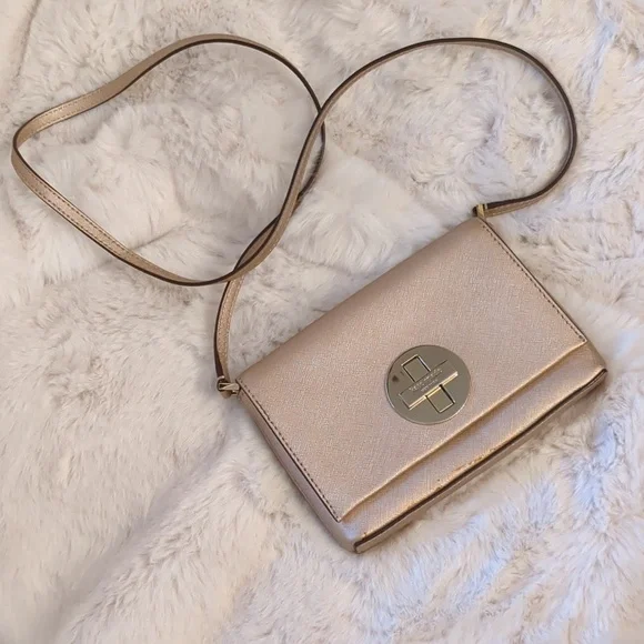 Kate Spade Newbury Lane Sally Crossbody- Rosegold - Picture 10 of 10